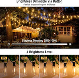 litogo 236FT Outdoor Edison Lights with Dimmer Timer & Memory Function, Waterproof Patio Lights for Yard Garden | Lumora