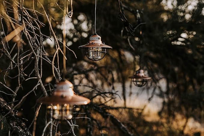 Barebones Edison Pendant Light – Copper, Vintage Rustic USB LED Hanging Light for Outdoor and Indoor Use – | Lumora
