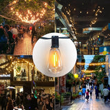 Achin 100FT Outdoor String Lights LED Dimmable Patio Lights String Waterproof with 50+3 Shatterproof Bulbs ST38 | Lumora