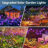 Solar Garden Lights Outdoor Waterproof, 2 Pack 16 LED Swaying Light Firefly Light Outdoor Decor Lights for Pathway | Lumora