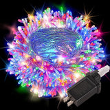 100 LED String Lights 33ft Multicolor, Plug in Fairy Lights with 8 Modes, Indoor Outdoor Christmas Lights for Tree | Lumora