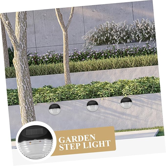 HOMSFOU Outdoor Led Solar Pathway Lights 4 Pack for Stairs Fence Garden Low Lighting | Lumora