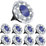 Solar Ground Light Outdoor 8 Pack Mini Solar Grounf Lights Waterproof Landscape Lighting Solar Powered Pathway | Lumora