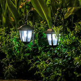 Viewsun 34 Inch Solar Hanging Lights, Shepherd Hook Lights with 2 Shepherd Hooks Waterproof Outdoor Decorative | Lumora