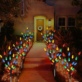 Upgraded 6 Packs 120 LED C6 Solar Christmas Lights, Christmas Decorations Outdoor Yard Lights, 8 Modes Waterproof | Lumora