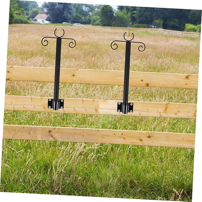 1Set String Light Poles for Outdoor Use Durable Hanging Support Rods for Bird Feeders and String Lights Easy Installation for Patios and Yards