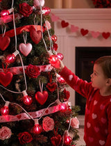 50Ft G40 LED Valentine's Day String Lights Outdoor, Valentines Decorations Lights with 27 Red Shatterproof Globe | Lumora