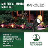 GKOLED 6 Pack LED Low Voltage Spotlights, 12V Landscape Lighting, Outdoor Mini Size Spot Light, Waterproof | Lumora