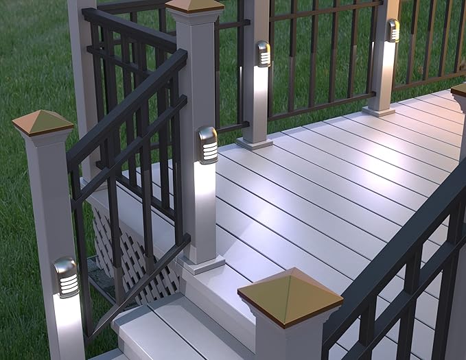 Xodus Innovations BL706 Battery Operated Motion Activated LED Deck and Stair Light, Outdoor or Indoor Use, Weather | Lumora