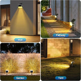108 LED Solar Spot Lights Outdoor, Solar Lights Outdoor IP65 Waterproof, 3 Modes Solar Landscape Spotlights, Large | Lumora