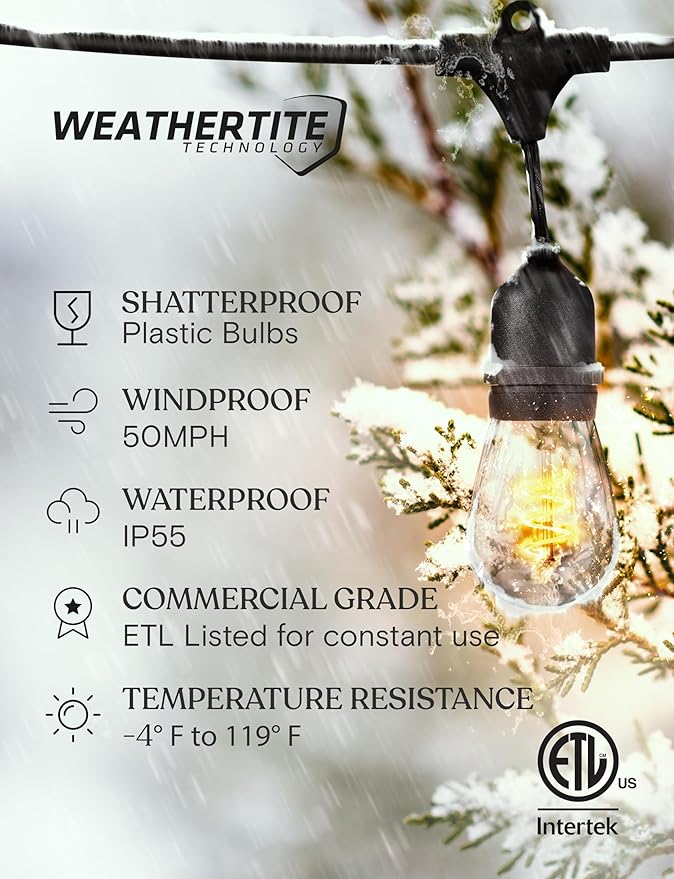 Brightech Bundle Deal: 96Ft (48Ft Standard Filament + 48Ft Spiral Filament)