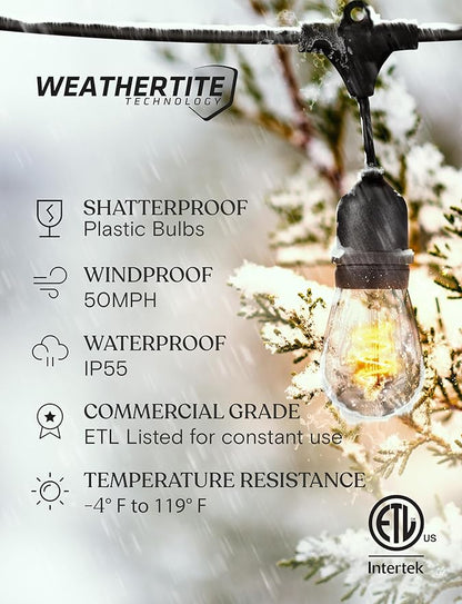 Brightech Bundle Deal: 96Ft (48Ft Standard Filament + 48Ft Spiral Filament)