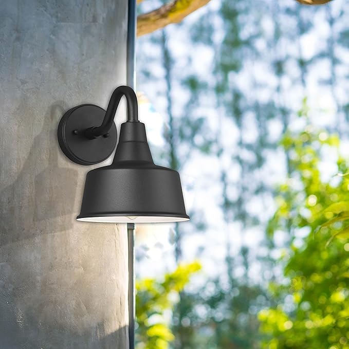 Sea Gull Lighting Barn Light-1 Light Small Outdoor Wall Lantern in Traditional Style-8 Inch Wide by 10 Inch | Lumora