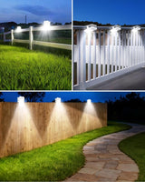Clip on Solar Lights for Fence, 3 Modes Solar Motion Lights Outdoor Waterproof, 60LEDs 500LM Portable Security | Lumora
