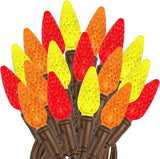 Novelty Lights 24FT 70 LED C6 LED Thanksgiving String Lights, Outdoor Christmas Tree Commercial Grade LED String | Lumora