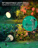 Outdoor Flood Light Holder with Ground Stake, Plug-in Waterproof Spotlight Fixture, PAR38 Compatible, E26 Socket | Lumora