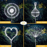 JJGoo Solar Firework Lights, 2 Pack 135 LEDs 2 Lighting Modes Solar Lights Outdoor Waterproof for Garden Patio | Lumora