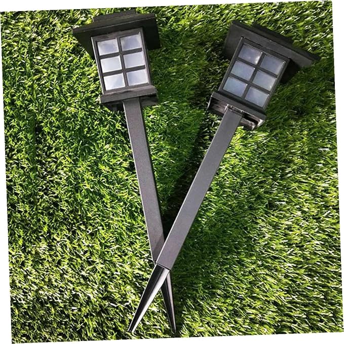 5 Pcs Solar Garden Pathway Lights LED Outdoor Landscape Lighting for Lawn Patio Driveway Warm Solar Powered Easy Installation Up to Hours Operation