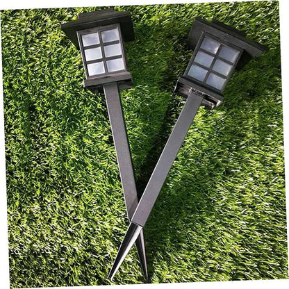 5 Pcs Solar Garden Pathway Lights LED Outdoor Landscape Lighting for Lawn Patio Driveway Warm Solar Powered Easy Installation Up to Hours Operation