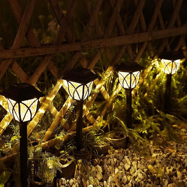 Solar Lights Outdoor Waterproof, 2Pack LED Solar Garden Lights, Outdoor Decorations, Garden Decor for Yard, Patio | Lumora