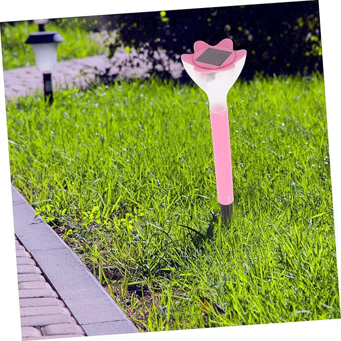 DOITOOL 6pcs Solar Pathway Lights Outdoor Decorative Flower Stakes Led Garden Lights for Lawn Patio Walkway and | Lumora