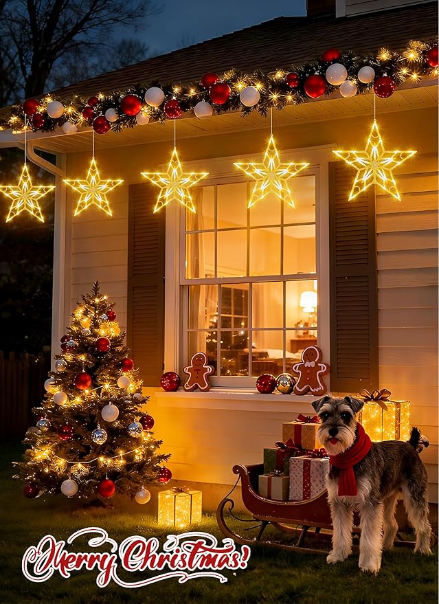 Brightown Pathway Lights Outdoor Christmas Decorations, 2 Set Total 20-Pack Large Waterproof Stake Decorative Light for Outside Sidewalk Yard Lawn Path Walkway Driveway Marker Stake, Warm White