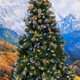 Novelty Lights 24FT 70 LED C6 Christmas String Lights, Outdoor Tree Commercial Grade Permanent Decorations | Lumora