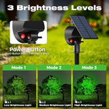 nipify 4 Pack Solar Lights Outdoor Waterproof, 53 LED Solar Spot Lights with 3 Modes Landscape Spotlights for | Lumora