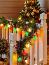 25Ft C9 LED Christmas Multicolor String Lights, Vintage Christmas Lights with 27 C9 Red/Green/White LED Bulbs | Lumora
