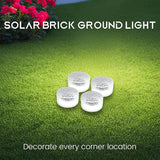 Wokyo 4 Packs Solar Ice Cube LED Light, Solar Wireless Paver Lights, 4x2.2 inch Rock Lights with 6 LED for Patio | Lumora