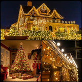 105FT 300LEDs Christmas Lights Outdoor Indoor 8 Modes for Christmas Tree Party Decoration, 100% UL Listed (Warm | Lumora