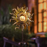 Solar Lights Outdoor Garden Decor Solar Powered Sun Lantern for Yard, Patio,Lawn or Pathway Sun Decorations Crackle | Lumora