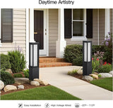 Landscape Path Light Hard Wired, 31.5" Outdoor Pathway Lights AC100-240V, Waterproof Bollard Driveway Lamp, Modern | Lumora