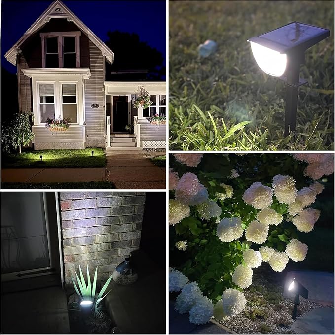 Solar Lights Outdoor Waterproof IP65, Solar Powered 76 LED 3 Lighting Modes Solar Spot Lights Outdoor for Yard | Lumora