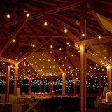 Hometown Evolution, Inc. White Pearl Outdoor Patio Globe String Lights (50 Foot 50 Socket, G40 White Pearl 1.6 Inch | Lumora