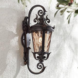 John Timberland Casa Marseille European Vintage Outdoor Wall Light Bronze French Vintage Sconce Fixture Decor for | Lumora