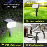 Solar Spot Lights Outdoor Waterproof IP65, [2 Pack/52 LED] 2-in-1 Solar Landscaping Spotlights, 3 Lighting Modes | Lumora