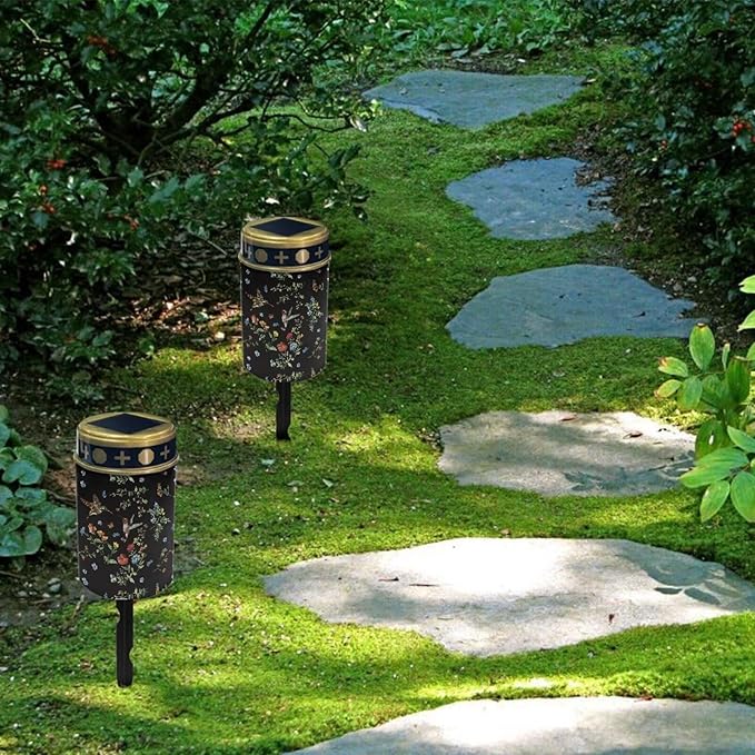 Solar Garden Stake Lights Auto On/Off Solar Pathway Lights Landscape Decoration Lights for Birthday in Heaven | Lumora