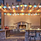 16.4 FT Outdoor Patio String Lights, Connectable LED Backyard Lights with 10 Globe Bulbs Waterproof Hanging Light | Lumora
