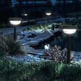 Ensenior 8-Pack Solar Lights Outdoor, Auto ON/Off 6500K LED Solar Garden Lights for Pathway, Yard, Patio, Walkway | Lumora