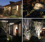 LED Landscape Spotlights, 5W 12V-24V DC, Anti-Glare Garden Lights, IP67 Waterproof Outdoor Decorative Lamps,Warm | Lumora