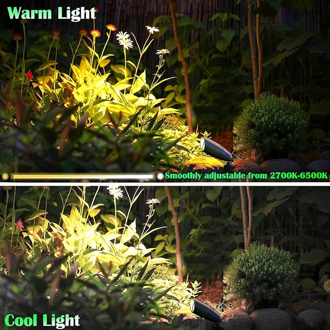 RGB Low Voltage Landscape Lighting Kit, 12 Volt Color Changing Landscape Lights, IP65 Weatherproof Aluminum Outdoor | Lumora