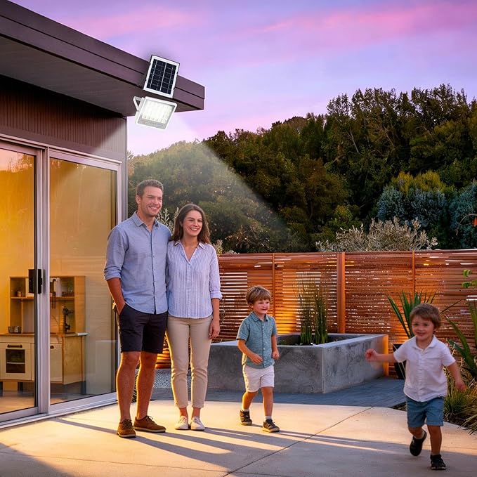 Solar Outdoor Lights - Waterproof Bright LED Lamp,Solar Pathway Lights | for Roof Wall Pathway Garden Patio Driveway Porch Sidewalk Walkway