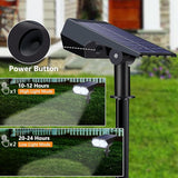LYHOPE Solar Spot Light Outdoor, 49 LED Lights for Outside, 2 Modes Solar Powered Spotlights, Waterproof Pathway | Lumora