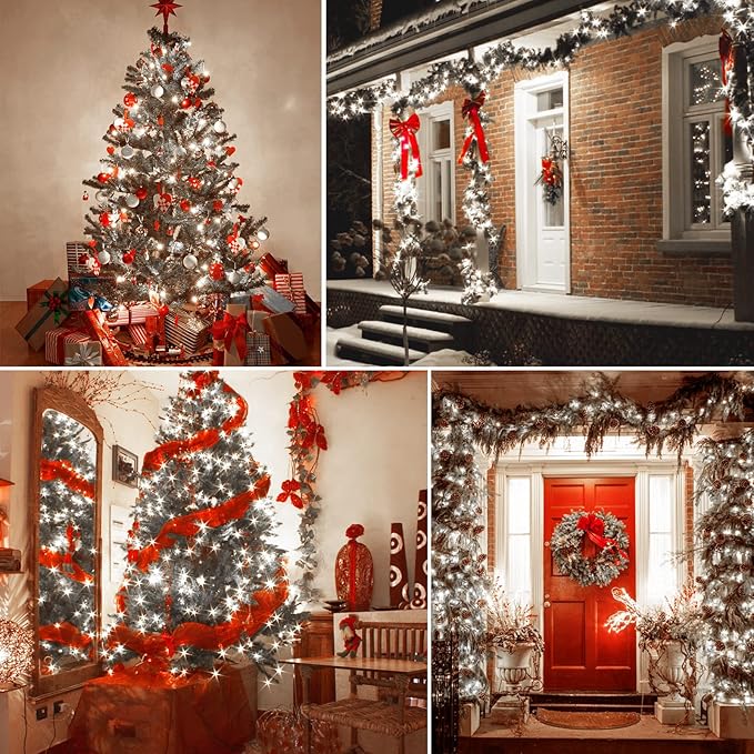 1000 LED 328ft 8 Modes with Timer Christmas String Lights IP55 Outdoor Waterproof UL Certificated Indoor Fairy | Lumora