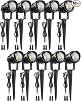 6W 700LM Low Voltage Landscape Lighting, 12V AC/DC 3000K Warm White LED Low Voltage Landscape Lights, IP65 | Lumora
