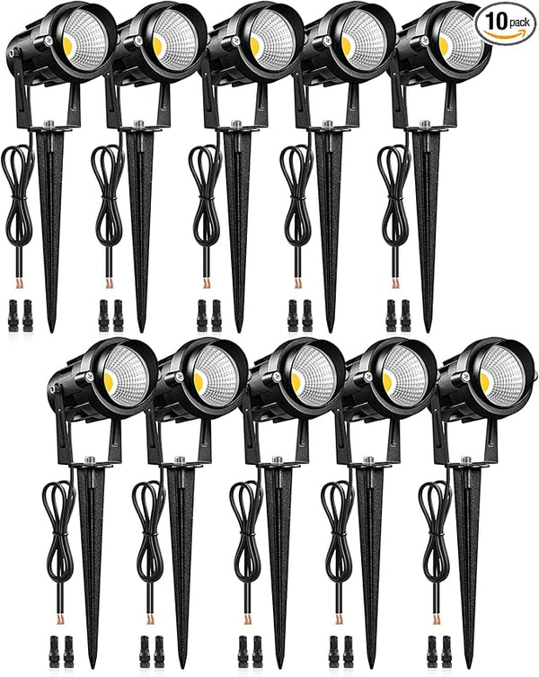 6W 700LM Low Voltage Landscape Lighting, 12V AC/DC 3000K Warm White LED Low Voltage Landscape Lights, IP65 | Lumora