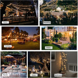 DAMAING Outdoor String Lights LED 50Feet G40 Globe Patio Lights with 27 Edison Plastic LED Bulbs,2700K Warm Glow | Lumora