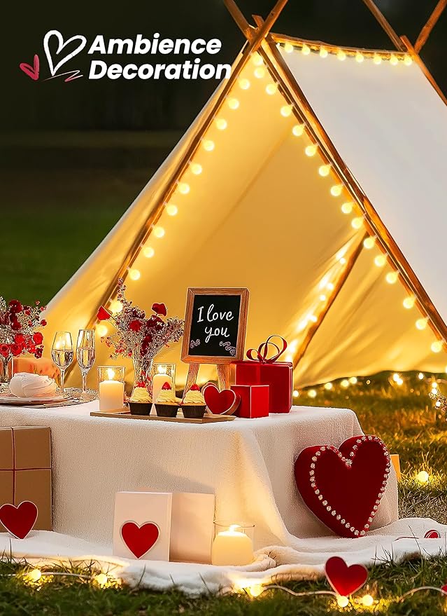 Brightown Battery Operated String Lights for Bedroom, 2 Packs Total 39Ft 120 LED Globe Fairy Lights for Balcony Classroom Wedding Girls Room RV Christmas Garden Party Camping Indoor Outdoor Decor