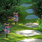 Cemetery Decorations for Grave Dragonfly Cemetery Solar Lights for Grave Flower Auto On/Off - Garden Figurine Light | Lumora